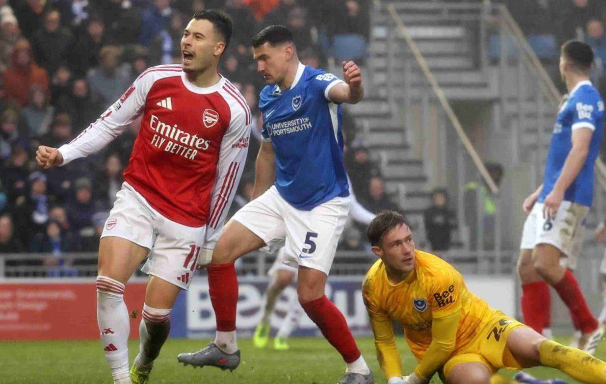 มาร์ตินเนลลี่แฮตทริก! อาร์เซนอลที่หมุนเวียนผู้เล่นถล่มพอร์ทสมัธ 4-1 – ความลึกของทีมพิสูจน์ความน่ากลัว แมตช์: ฮาแวร์ตซ์, แชมเปียนส์ลีก