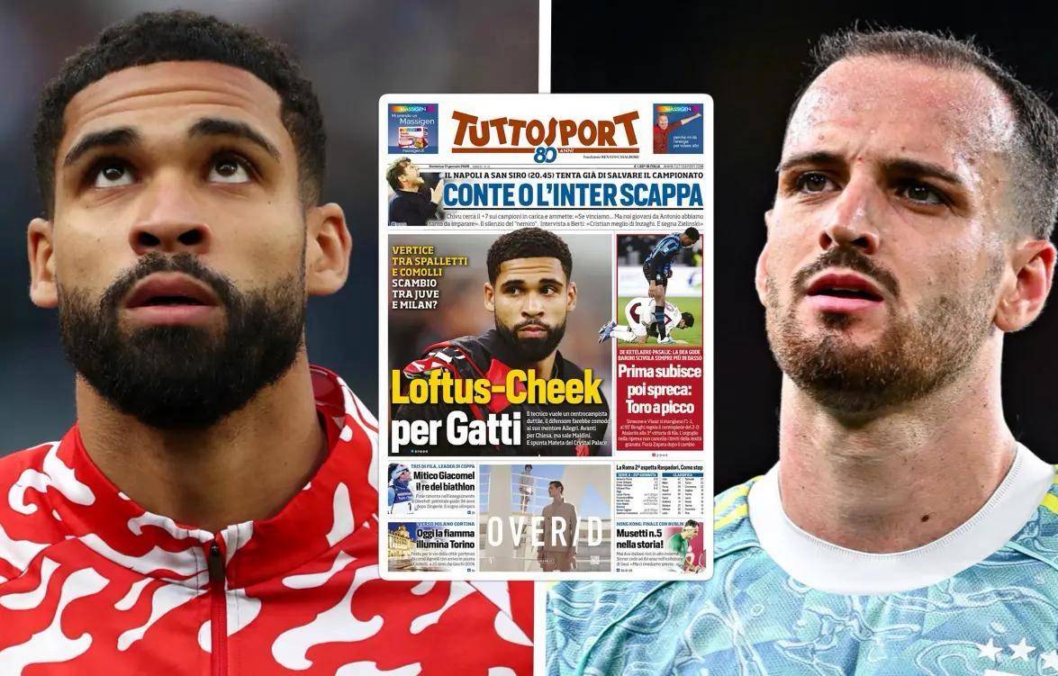 เอซี มิลาน และ ยูเวนตุส กำลังพิจารณาข้อตกลงการแลกเปลี่ยนนักเตะ โดยมี คาลลัม ฮัดสัน-โอดอย และ เฟเดริโก้ กัตติ อาจย้ายสโมสรกัน ทั้งสองผู้จัดการทีมต่างสนใจในการย้ายทีมครั้งนี้